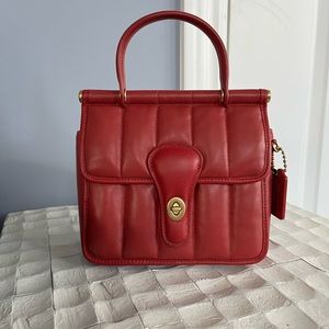 Coach Quilted Willis 18 top handle